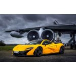 Norimpex Diamantové malování Žlutý sporťák na letišti 30 x 40 cm – Hledejceny.cz