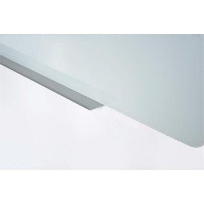 VICTORIA VISUAL Magnetická skleněná tabule, bílá, 90x60 cm,