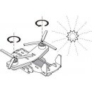 ROBOTIME V22 Vojenské solární letadlo barevné