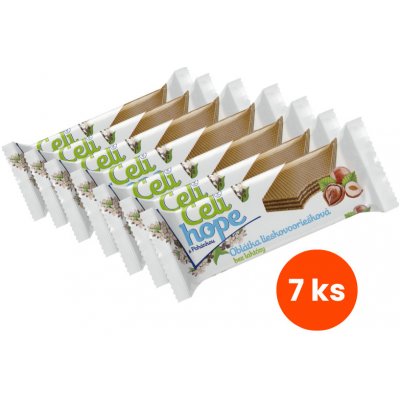 Celi Hope Oplatka s lískovooříškovou náplní 7 x 35 g – Zboží Dáma Celi Hope Oplatka s lískovooříškovou náplní 7 x 35 g – Zboží Dáma