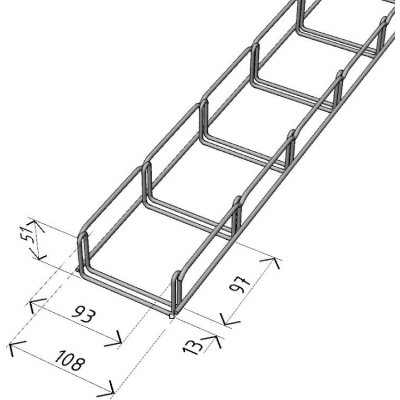 Kabelový žlab Arkys Merkur 2 100x50mm ŽZ 2m ARK-221120 – Hledejceny.cz