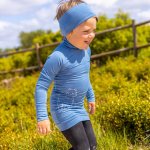 Tarua dlouhý rukáv blankytné s vlkem – Zboží Mobilmania