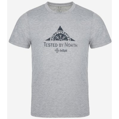 Kilpi pánské sportovní tričko s potiskem Garove šedé – Zboží Mobilmania
