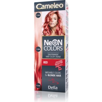 Delia Cameleo Neon Colors barva na vlasy Red 60 ml