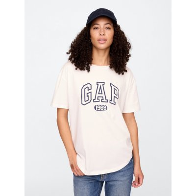 GAP Bavlněné tričko s logem Bílá – Zbozi.Blesk.cz