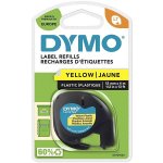 Dymo S0721620, černý tisk/žlutý podklad, 4m, 12mm – Sleviste.cz