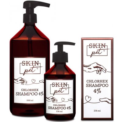 Skinpet chlorhex shampoo 4,0% 1 L – Zboží Mobilmania
