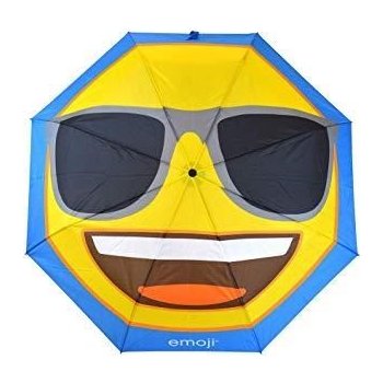 Emoji AutoFold Compact deštník Face Sunglasses
