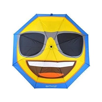Emoji AutoFold Compact deštník Face Sunglasses