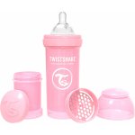 Twistshake Kojenecká láhev AntiColic Pastel Light Pink 260ml – Zboží Dáma