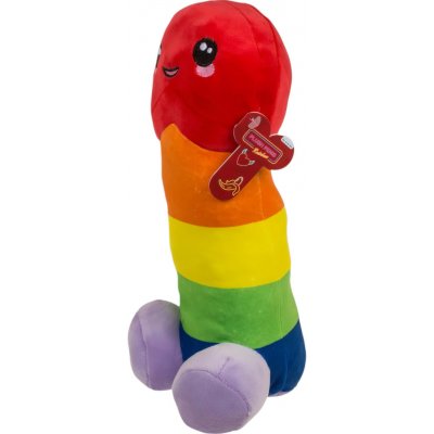 Shots SLine Penis Plushie Rainbow 30 cm – Zboží Dáma