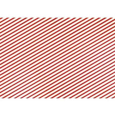 PartyDeco BALÍCÍ papír Proužek červený 70x200cm – Zboží Mobilmania