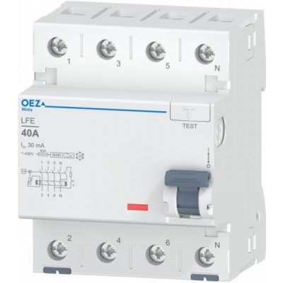 OEZ LFE-40-4-030A 40A 30mA 46400 – Hledejceny.cz