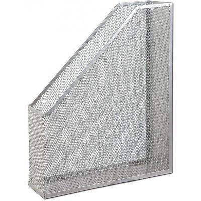 Kovový stojan na katalogy CONCORDE, stříbrný – Sleviste.cz