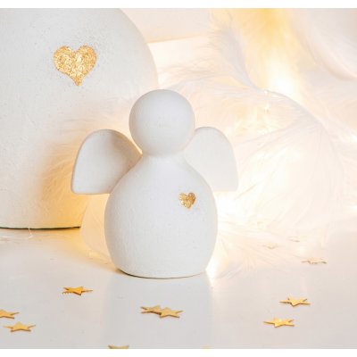 Gilde Dekorativní anděl Heart, 6 cm – Hledejceny.cz