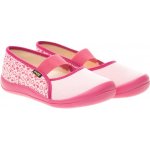 Fare bačkory bačkory baleríny na gumičku 4116453 Růžová – Zboží Dáma