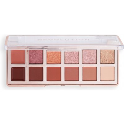 Makeup Revolution The Icon Palette paletka očních stínů The True Icon Bronze Palette 12x0.7 g – Sleviste.cz