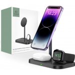 Tech-Protect A12 3in1 Stand & Wireless Charger černá – Zbozi.Blesk.cz