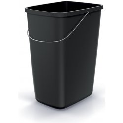 Compacta Odpadkový koš Q FLAP basic recyklovaný černý, 9 l