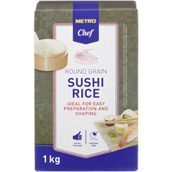 Metro Chef Sushi rýže vakuovaná 1 kg