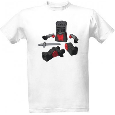 Tričko s potiskem LEGO Rytíř pánské bílá – Sleviste.cz