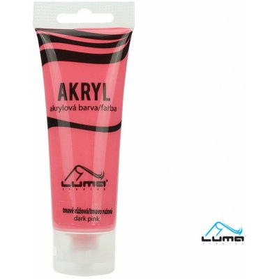 Luma Barvy akrylové 75 ml růžová tmavě – Sleviste.cz