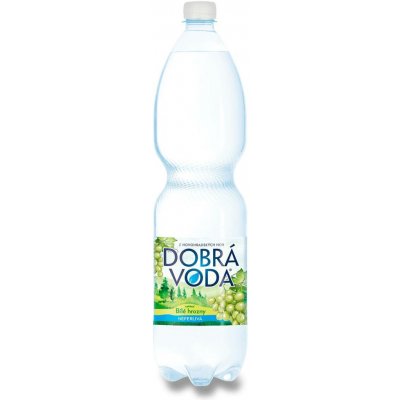 Dobrá voda bílé hrozny neperlivá 6 x 1,5 l – Hledejceny.cz