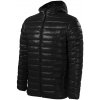 Pánská bunda Malfini Černá prošívaná pánská bunda se zipem s kapucí Everest PREMIUM