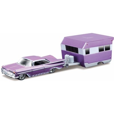 Maisto Design Tow & Go1959 Chevrolet Impala Alameda Trailer1:64 – Zbozi.Blesk.cz