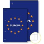 Oxford blok lepený A4 černý čtverečkovaný 50 listů – Zboží Živě