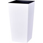Prosperplast Květináč s vkladem URBI SQUARE MATT bílý 32,5 cm – Zboží Dáma