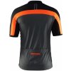 Cyklistický dres Craft Velo černá/oranžovo/šedá