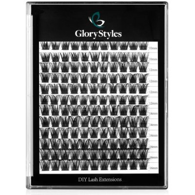 GloryStyles Segmentové řasy DY013 multipack dlouhé (10 - 16 mm) – Hledejceny.cz