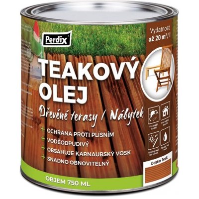 Perdix teakový olej 0,75 l Teak