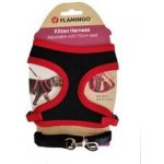 Flamingo postroj S síťovaný s vodítkem pro kotě 1 - 28 - 32 - 41 - 1 x 110 cm – Zboží Dáma