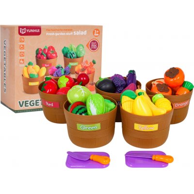 RKToys Sada na krájení ovoce a zeleniny s doplňky 34 dílů – Sleviste.cz