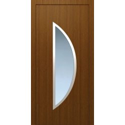 Solid Elements Comfort Vchodové dveře Venus, 100 L, 1000 × 2100 mm, plast, levé, dub zlatý, prosklené