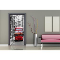 AG Design FTNV-2898 vliesová fototapeta London bus rozměry 90 x 202 cm