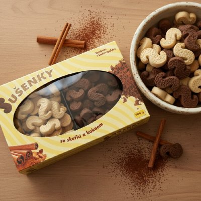 STRIX Sušenky se skořicí a kakaem 300 g – Zboží Dáma