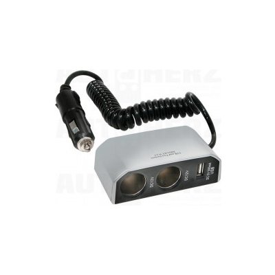 CARPOINT Rozdvojka do zapalovače 12V - s USB přípojkou – Sleviste.cz