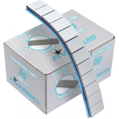 Fivestars 01-02-48, Lepicí ocelové závaží 5g šedé na hliníkové disky, 100 ks | Zboží Auto