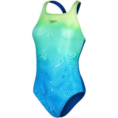 Speedo Placement Digital Medalist True Cobalt/Blue/Green – Zboží Mobilmania