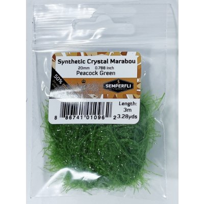 Semperfli Syntetické Marabou Synthetic Crystal Marabou Peacock Green – Hledejceny.cz
