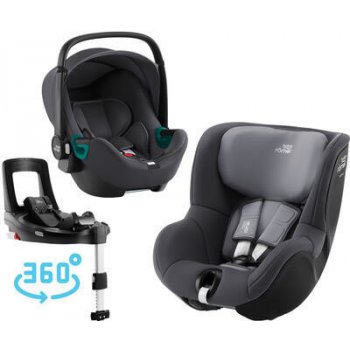 Britax Römer Set Baby-Safe 3 i-Size + Flex Base iSense + Dualfix iSense 2022 Midnight Grey