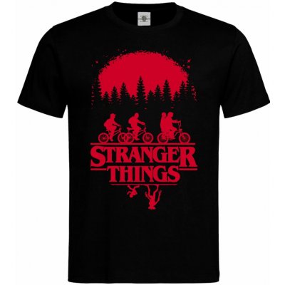 Tričko Stranger Things Upside down Černá – Hledejceny.cz
