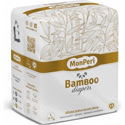 MonPeri Bamboo L 8-13 kg EKO 4 19 ks – Sleviste.cz