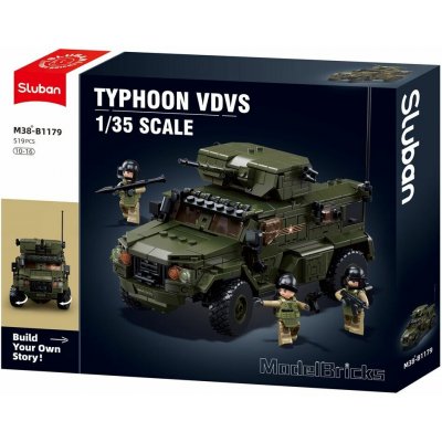 SLUBAN B1179 Pancéřové vozidlo Tajfun VDVS 1:35 519ks – Zboží Dáma