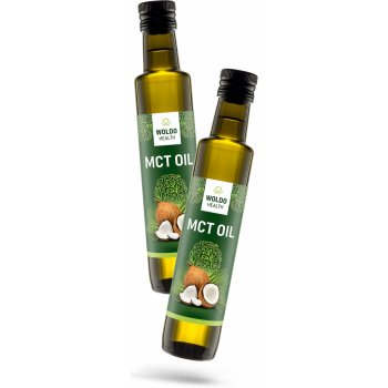 WoldoHealth MCT olej ze 100% kokosového oleje 2 x 250 ml