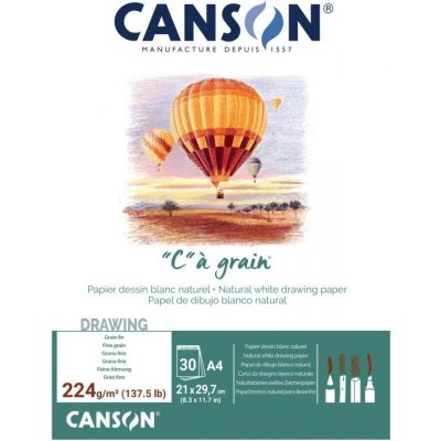 Canson Skicák na mokré techniky "C" a grain 224g m2 30ks A4 – Zbozi.Blesk.cz