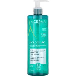 A-Derma Biology AC Čisticí pěnivý gel 400 ml